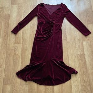 Red Velour Dress